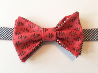 Monogram Bow Tie